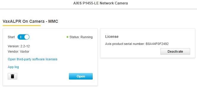 Configuring the ALPR.