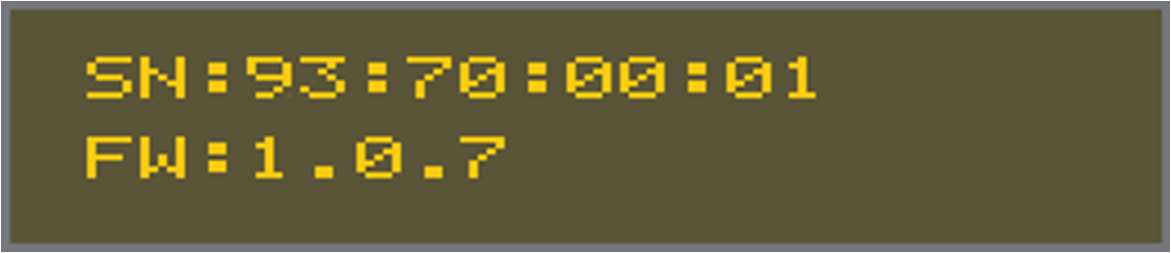 The initial screen displayed on the Alarm Keypad.