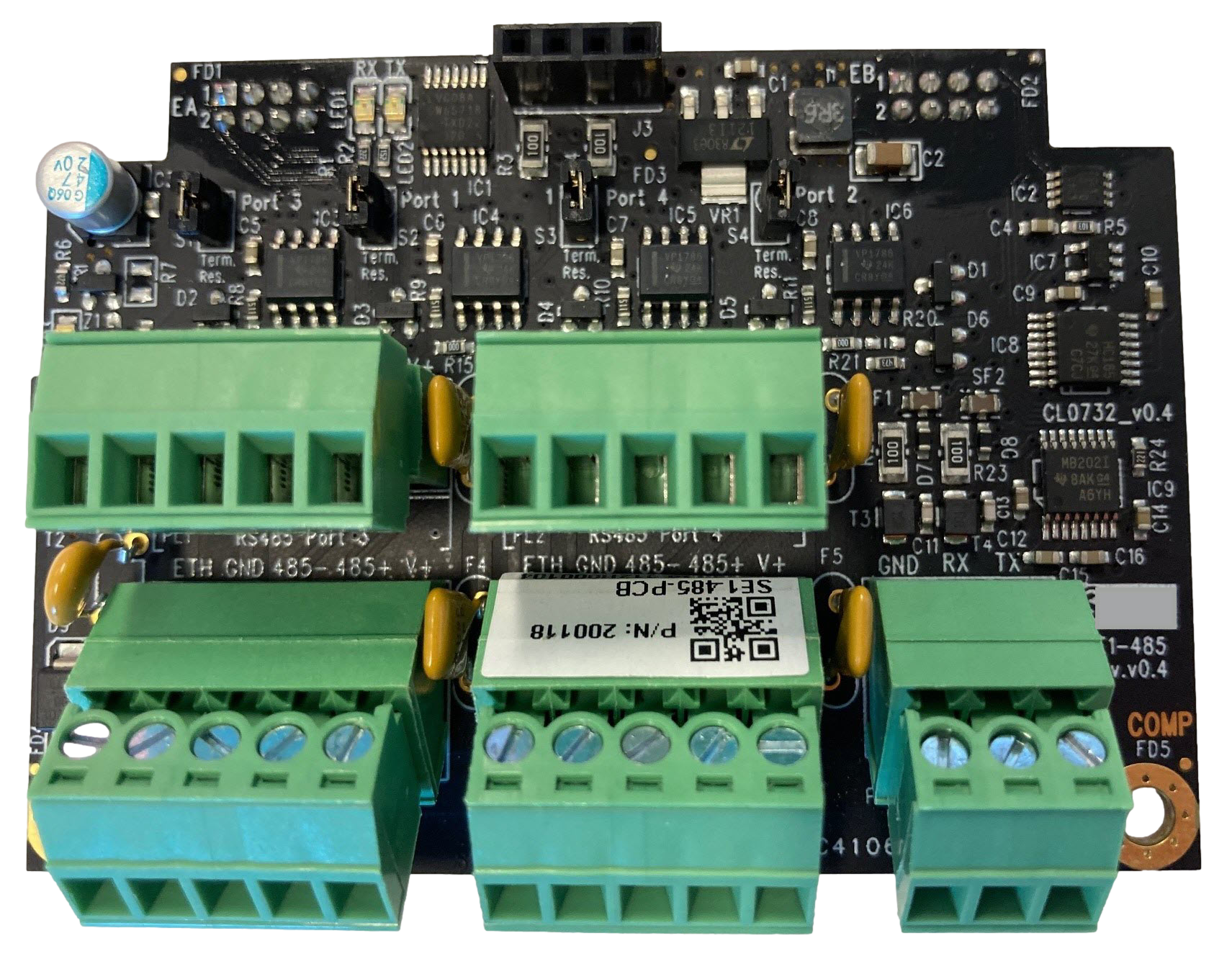 Photograph of the Communication Port Expansion Card.